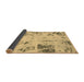 Sideview of Oriental Brown Modern Rug, abs1003brn