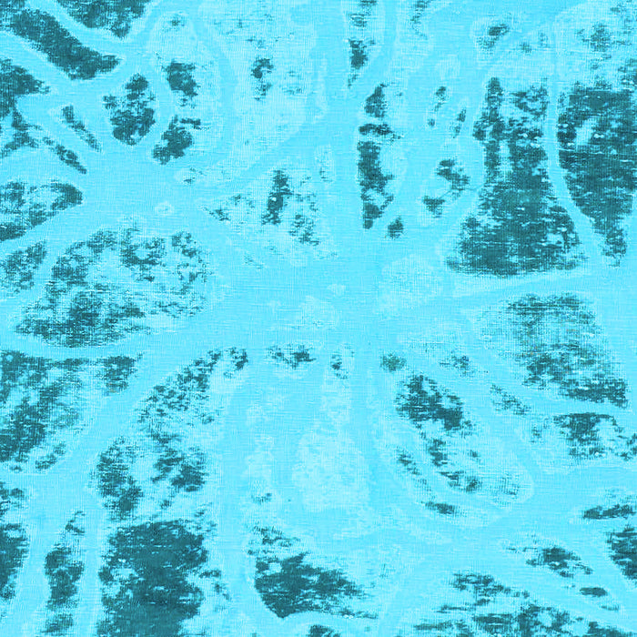 Oriental Light Blue Modern Rug, abs1003lblu