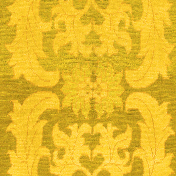 Oriental Yellow Modern Rug, abs1004yw