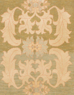 Abstract Yellow Oriental Rug, abs1004
