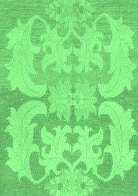 Oriental Emerald Green Modern Rug, abs1004emgrn