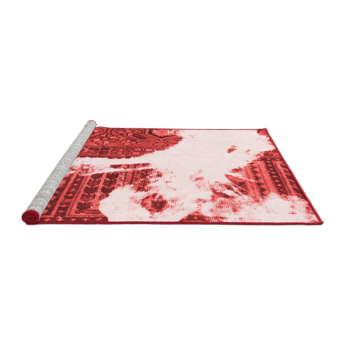 Modern Red Washable Rugs