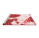 Modern Red Washable Rugs