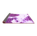 Sideview of Oriental Purple Modern Rug, abs1005pur