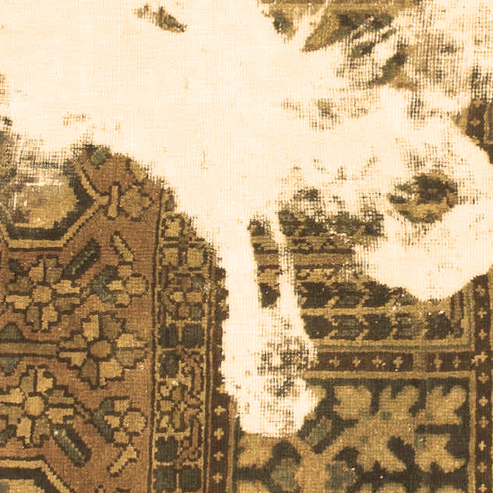 Machine Washable Oriental Brown Modern Rug, wshabs1005brn