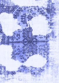 Oriental Blue Modern Rug, abs1006blu