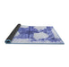 Sideview of Oriental Blue Modern Rug, abs1006blu