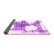 Sideview of Oriental Purple Modern Rug, abs1006pur