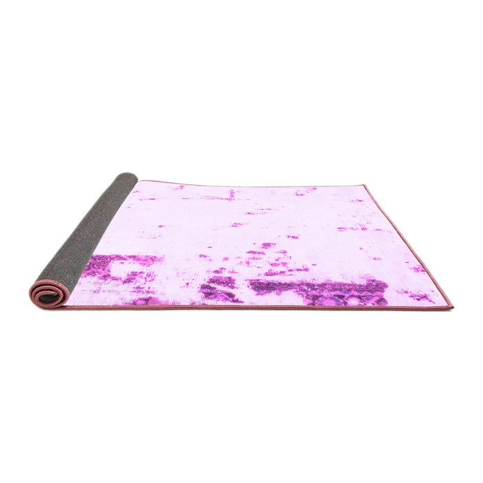 Sideview of Oriental Purple Modern Rug, abs1007pur