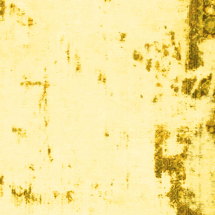 Machine Washable Oriental Yellow Modern Rug, wshabs1007yw