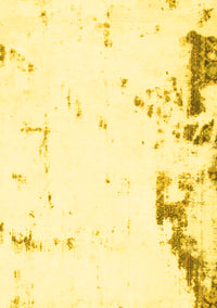 Oriental Yellow Modern Rug, abs1007yw