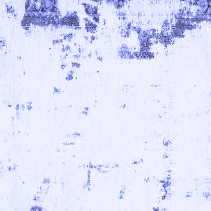 Square Oriental Blue Modern Rug, abs1007blu