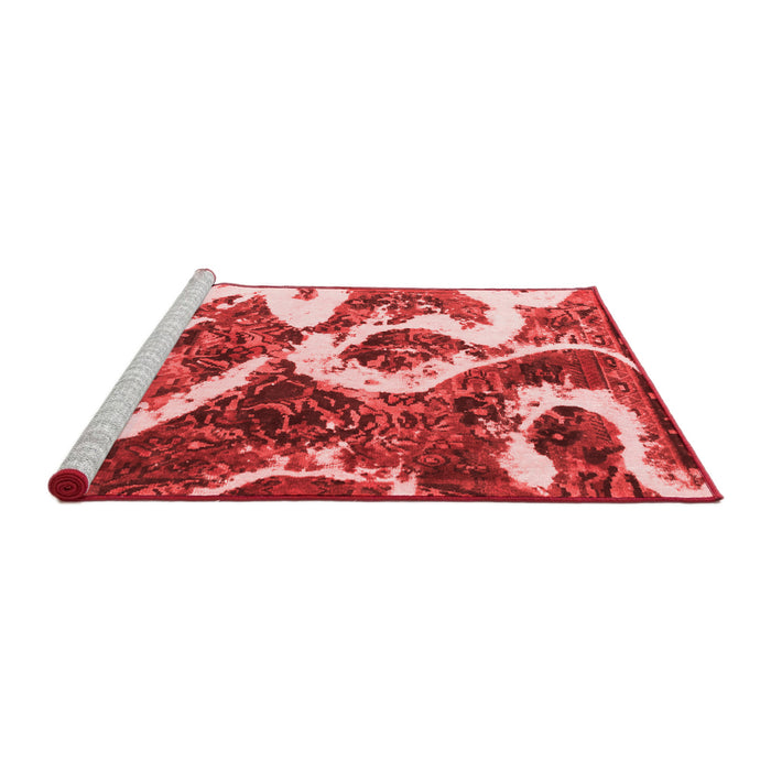 Modern Red Washable Rugs