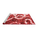 Modern Red Washable Rugs