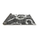 Sideview of Oriental Gray Modern Rug, abs1008gry