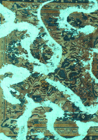 Oriental Turquoise Modern Rug, abs1008turq