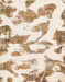 Abstract Bisque Beige Oriental Rug, abs1009