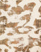 Machine Washable Abstract Bisque Beige Rug, wshabs1009