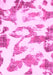 Machine Washable Oriental Pink Modern Rug, wshabs1009pnk