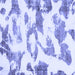 Square Machine Washable Oriental Blue Modern Rug, wshabs1009blu