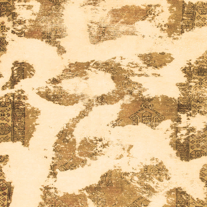 Machine Washable Oriental Brown Modern Rug, wshabs1009brn