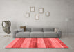 Modern Red Washable Rugs