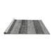 Sideview of Machine Washable Abstract Gray Modern Rug, wshabs100gry