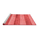 Modern Red Washable Rugs