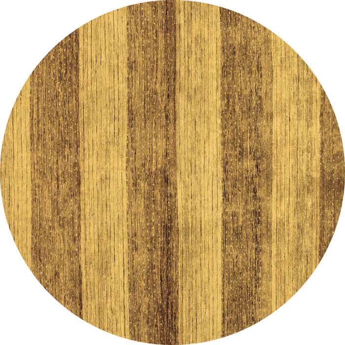 Round Abstract Brown Modern Rug, abs100brn
