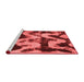 Modern Red Washable Rugs