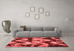 Modern Red Washable Rugs