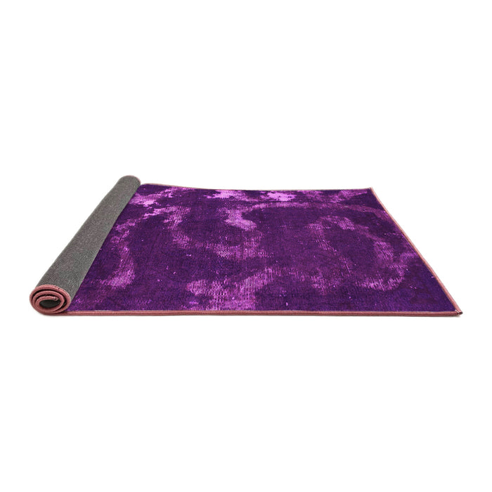 Sideview of Oriental Pink Modern Rug, abs1011pnk