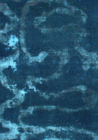 Oriental Light Blue Modern Rug, abs1011lblu