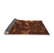 Sideview of Oriental Orange Modern Rug, abs1011org