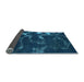 Sideview of Oriental Light Blue Modern Rug, abs1011lblu