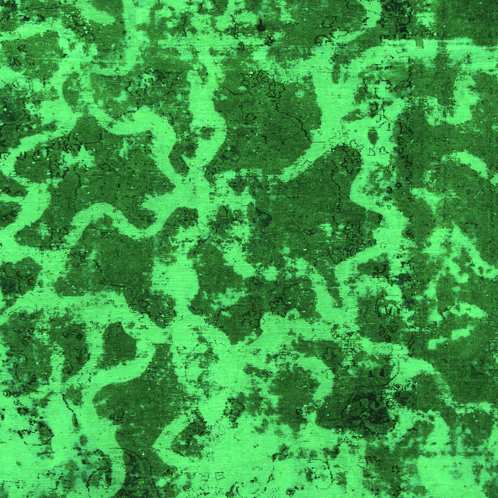 Oriental Green Modern Rug, abs1012grn