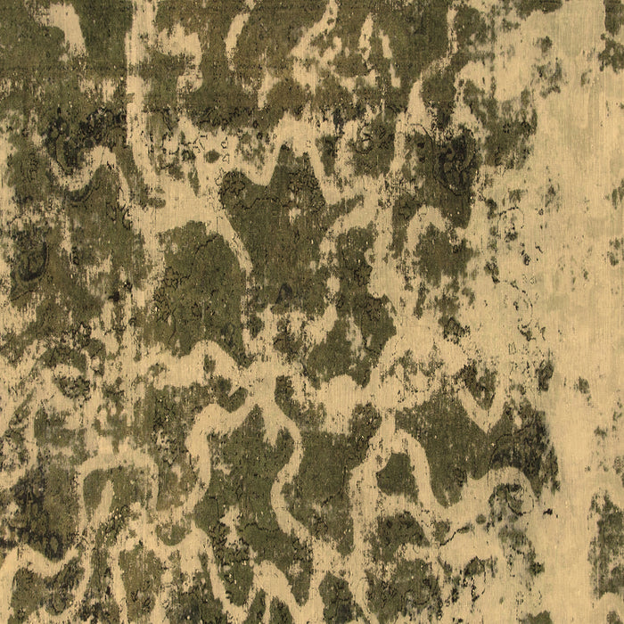 Square Machine Washable Oriental Brown Modern Rug, wshabs1012brn