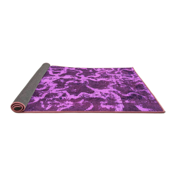 Sideview of Oriental Pink Modern Rug, abs1012pnk