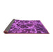 Sideview of Oriental Pink Modern Rug, abs1012pnk