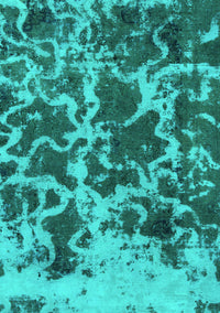 Oriental Turquoise Modern Rug, abs1012turq