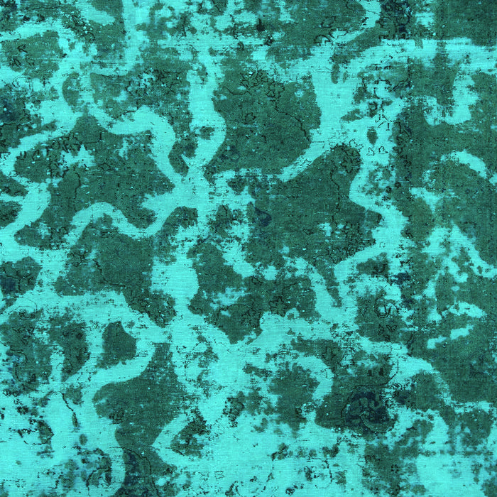 Oriental Turquoise Modern Rug, abs1012turq