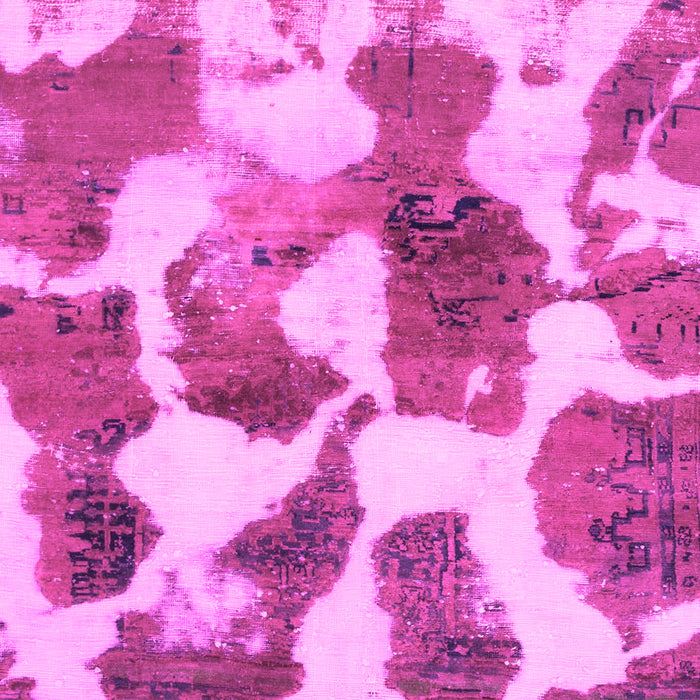 Machine Washable Oriental Pink Modern Rug, wshabs1013pnk