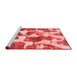 Modern Red Washable Rugs