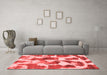 Modern Red Washable Rugs