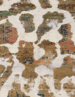 Abstract Light Brown Oriental Rug, abs1013