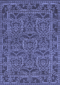 Oriental Blue Modern Rug, abs1014blu