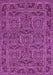 Machine Washable Oriental Purple Modern Area Rugs, wshabs1014pur