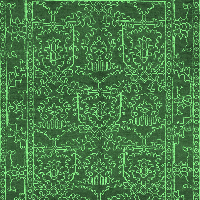 Oriental Emerald Green Modern Rug, abs1014emgrn