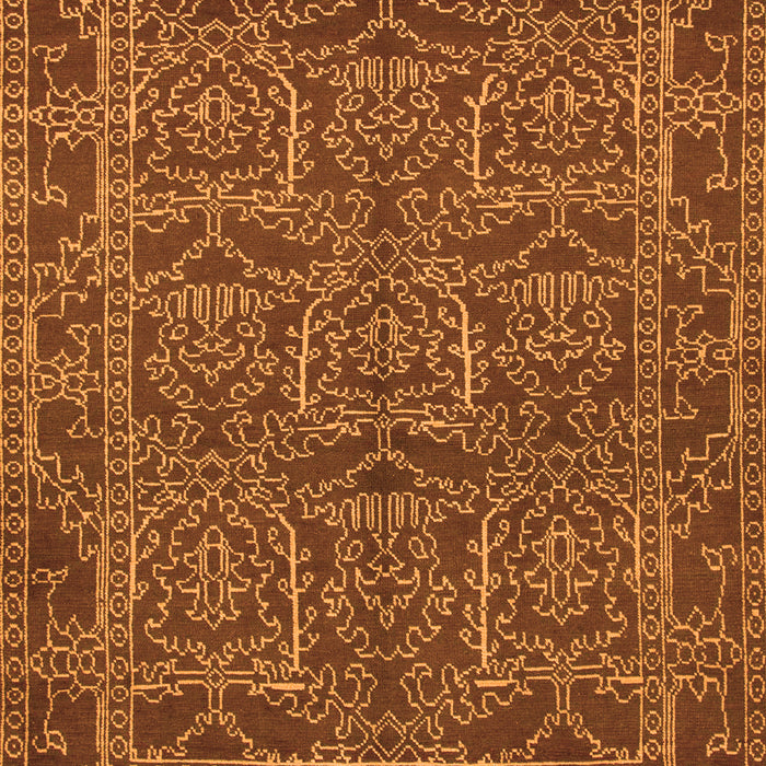 Oriental Orange Modern Rug, abs1014org