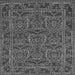 Square Oriental Gray Modern Rug, abs1014gry